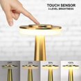 thumbnail image 3 of Qucyy 1PC Gold Portable LED Desk Lamp with Touch Sensor, 3 Brightness Levels, Recrgeable Up to 48 Hours, Decorative Desk Lamp for Outdoor Night Light, Night Light for Bedroom, 3 of 5