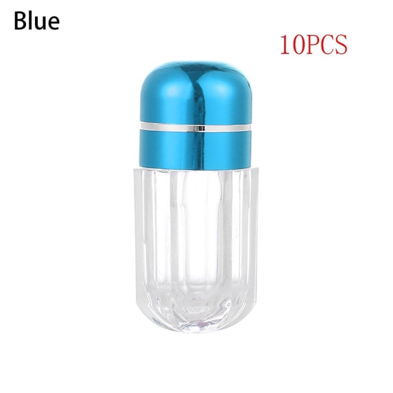 Tablet Holder Storage Organizer Drug Container Weekly Pill Case Capsule Medicine Box BLUE
