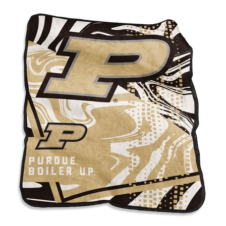 Purdue Boilermakers 50" x 60" Swirl Raschel Throw Blanket