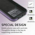 thumbnail image 3 of SaniMore for iPhone 15 Plus (6.7" 2023) Wallet Case,Back Flip Cash Pocket 360° Rotating Metal Holder Kickstand PU Leather Shockproof TPU Card Slots Magnetic Car Mount Wear-resistant Shell, Purple, 3 of 12