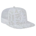 thumbnail image 3 of Men's New Era White Los Angeles Angels Logo Dunes A-Frame Trucker 9FIFTY Snapback Hat, 3 of 6