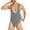 Gray, variant on Mens Underwear Funny One-piece Bikini Men's One-piece Rib Underwear Underwear With Waist