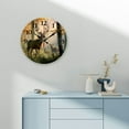 thumbnail image 4 of Creowell Deer Forest Nature Wall Clock 10 Inch Silent Mechanical Decor 10x10in, 4 of 8