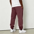thumbnail image 5 of Mens Active Athletic Casual Jogger Running Sweatpants Loose Fit Baggy Drawstring Waist Jogging Slacks, 5 of 7