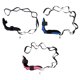 thumbnail image 5 of Soidarity Yoga Estiramiento Correa Nylon Ejercicio Cintura Pierna Entrenamiento Banda de resistencia Tobillo Lesiones Camilla portátil para gimnasio Accesorios para máquinas de ejercicios Rosa Soidarity OD019991-03, 5 of 6
