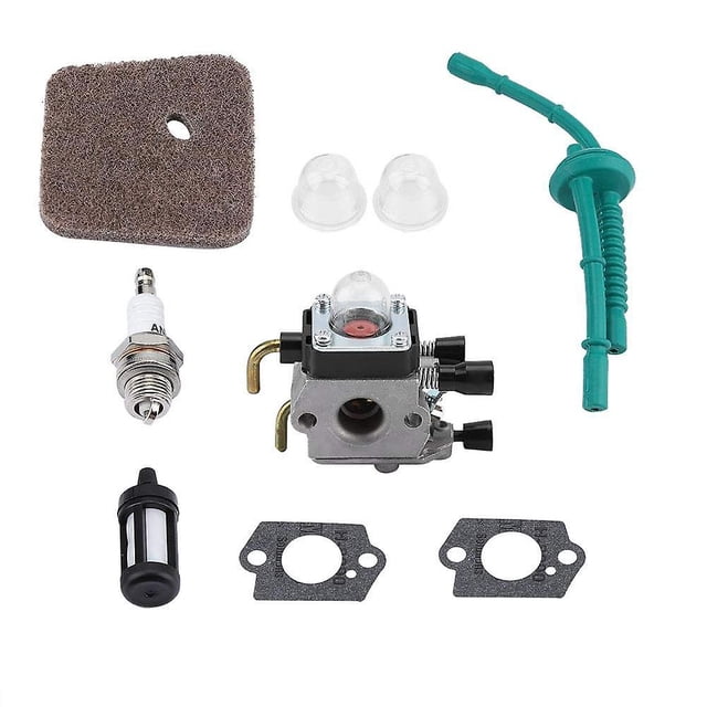 Juego de carburador para Stihl Fs55 Fs55r Fs55rc Fs38 Km55 Hl45 Km55r Filtro de aire Kit de línea de combustible Kit de bujía Sincero Hogar