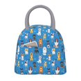 thumbnail image 1 of Fotbe Cute Dogs Bolsa de Almuerzo con Estampado, Lonchera Aislada, Contenedor de Comida Reutilizable Tipo Cooler a Prueba de Fugas, 1 of 6
