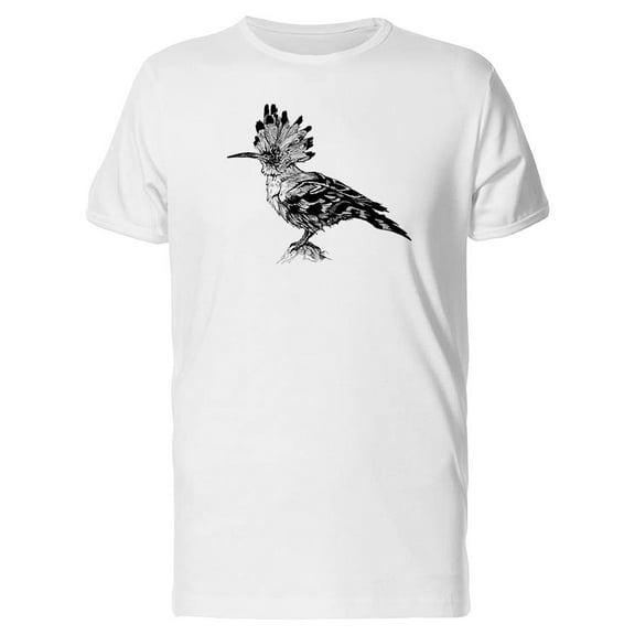Beautiful Hoop Bird Sketch Tee Men's -Image by Shutterstock