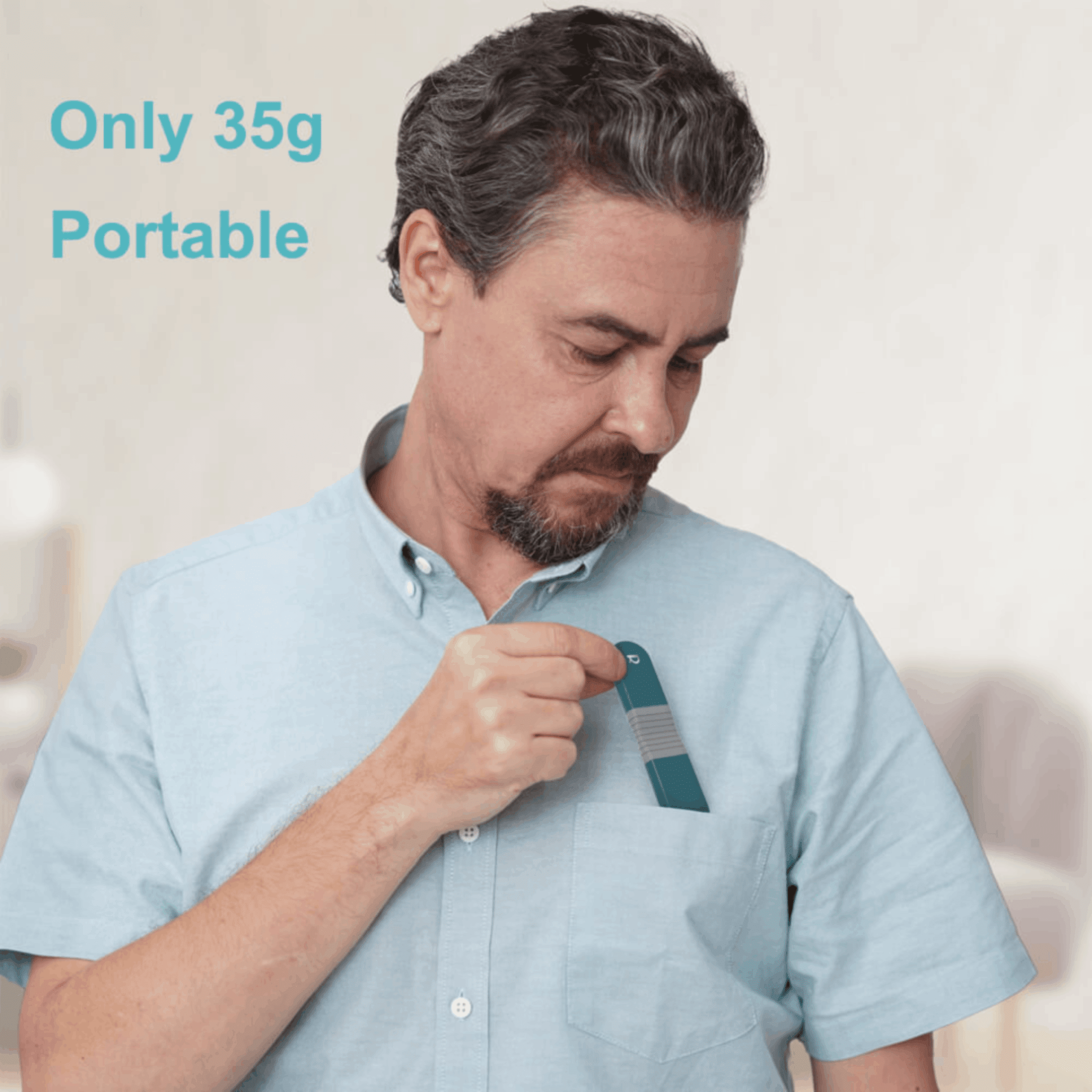 Livenpace Heart Health EKG ECG Monitor,24 Hours AI ECG Monitor with Free AI Analysis and PC Report,Home EKG Heart Health Recorder, HHM1