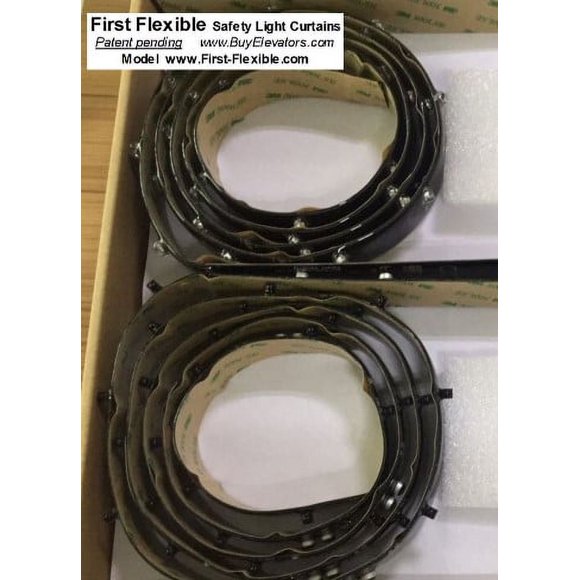 Rideau Lumineux de Sécurité Flexible pour Premier Ascenseur, Étanche, 120 Vc-230 Vc, Bord de Sécurité Infrarouge pour Ascenseurs, Élévateurs, machines, garages Buy Elevators