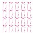 thumbnail image 3 of Adornos para cupcakes AMABAZR Bowknot Ribbons Coquette x20 unidades, color rosa, 3 of 3
