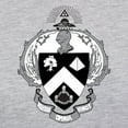 thumbnail image 3 of CafePress - Triangle Black And White Coat Of Arms Long Sleeve T Shirt - Womens Baseball Tee, 3 of 4