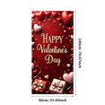 thumbnail image 3 of LUUFILx Valentine's Day Romantic Backdrop Roses Chocolate Hearts Banner Event Decorations Party Supplies Photography Props Celebration Background, 3 of 8