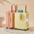 thumbnail image 3 of Nueva maleta de equipaje con asa ancha con portavasos USB, bolsa de viaje de 20 y 28 pulgadas, cabina Unisex, equipaje de gran tamaño, carrito rodante, 3 of 4