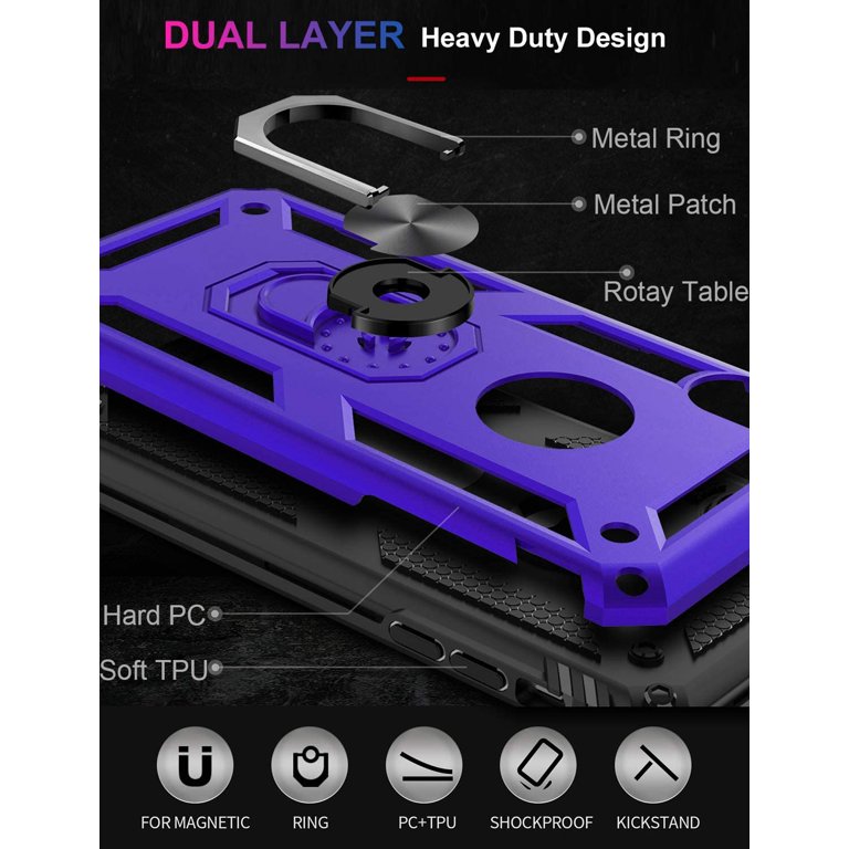 LUMARKE iPhone XR Case with Tempered Glass Screen Protector iPhone