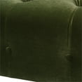 thumbnail image 6 of Jennifer Taylor Home Samuel Tufted Roll Arm Chaise Lounge Olive Green Velvet, 6 of 16