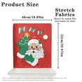 thumbnail image 6 of TSOVTHRID Santa Claus Christmas Tree Print Chair Back Slipcovers for Dining Chairs Dining Kitchen Chair Back Cover Soft Chairs Covers for Restaurant Holiday Festival Christmas Decoration, Set of 6, 6 of 7
