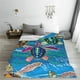 thumbnail image 5 of Fotbe Little Sea Turtles Manta de Franela Acolchonada con Estampado, Súper Suave y Esponjosa, Extra Grande para Sofá, Cama, Uso Todo el Año-50"x40", 5 of 7