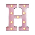 thumbnail image 1 of Letras LED iluminadas, letras LED para marquesina, 26 letras del alfabeto, letras brillantes a batería con luces para fiestas, mesas y decoración de pared, 16 cm de alto., 1 of 7