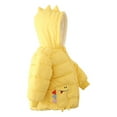 thumbnail image 2 of Hicidod Baby Winter Jackets Hooded Long Sleeve Warm Down Coats Lightweight Windproof Packable Cute Dinosaur Puffer Outerwear, 2 of 7