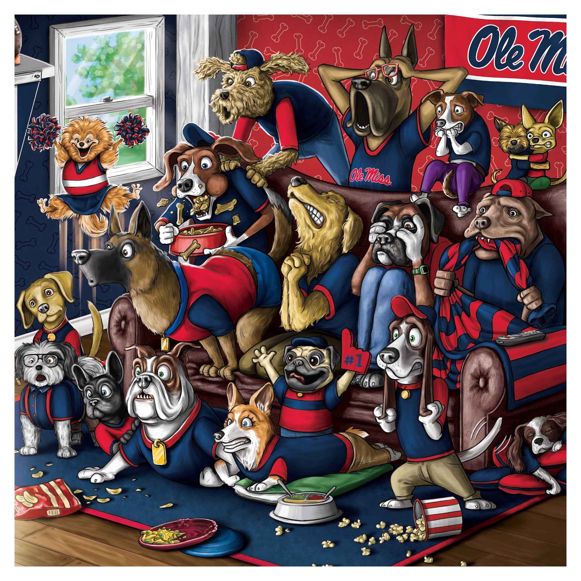 IDNA Ole Miss Rebels 13.25" x 17.25" Purebred Fans Wall Art