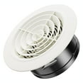 thumbnail image 3 of Évent Mural Rond Réglable 200mm Couverture de Grille de Ventilation ABS, 3 of 8