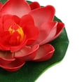 thumbnail image 7 of Unique Bargains 10pcs Garden Ponds Pool Decoration Artificial Lotus Flower Red, 7 of 7