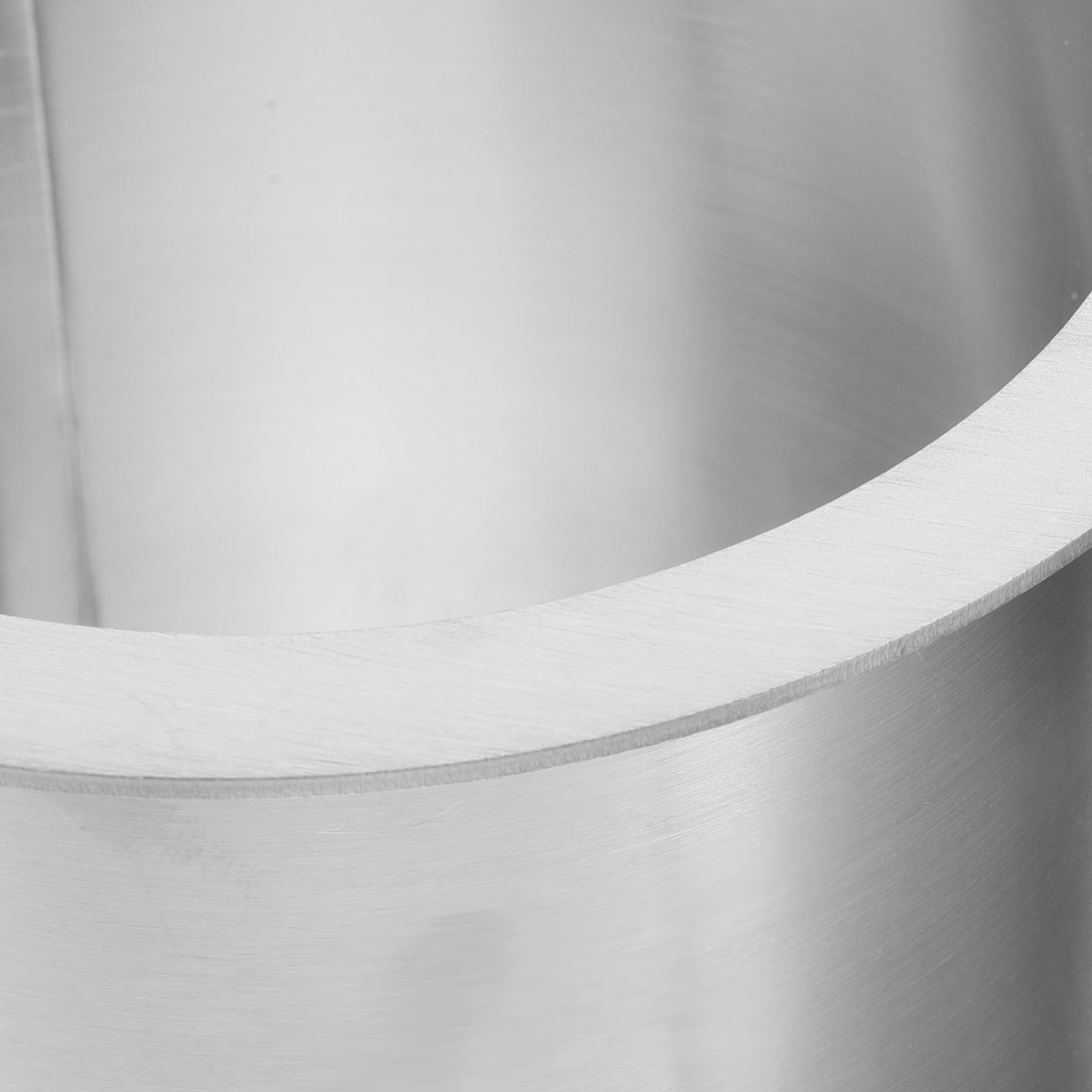 UKCOCO Round Stainless Steel Trash Chute Grommet Plated Silver for Countertop Space-Saving Practical