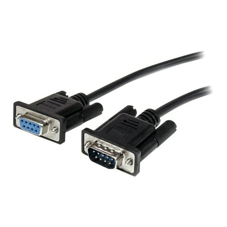 - StarTech 0.5m Black Straight Through DB9 RS232 Serial Cable - M/F