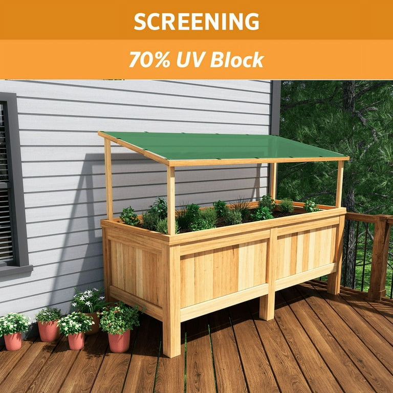 Coolaroo Privacy Screen Shade Fabric with 70% UV Block Protection