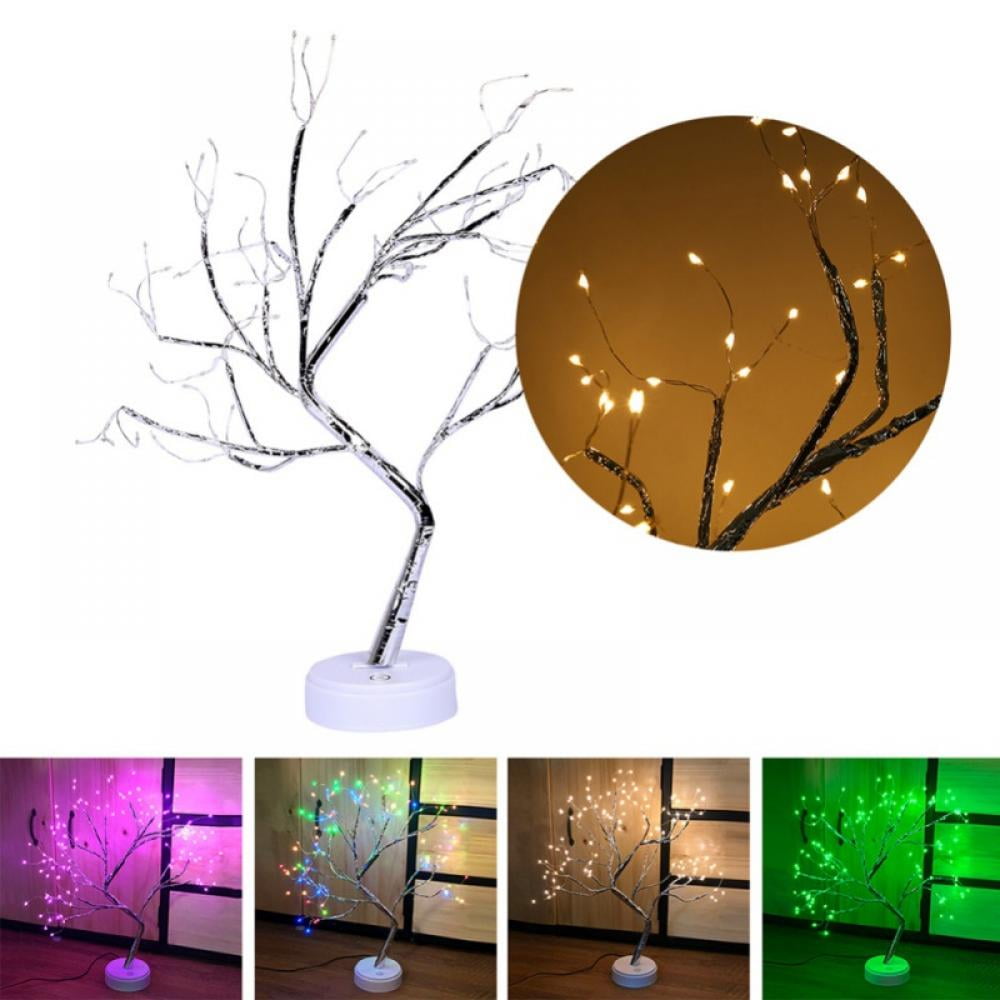 Copper Wire Tree Led Lighting  Night Battery Operated Tree - 20 Tree Light  Usb - Aliexpress