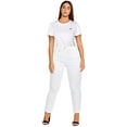 thumbnail image 6 of Levis Womens 721 High Rise Skinny Jeans Standard 25 Regular Soft Clean White Waterless, 6 of 6
