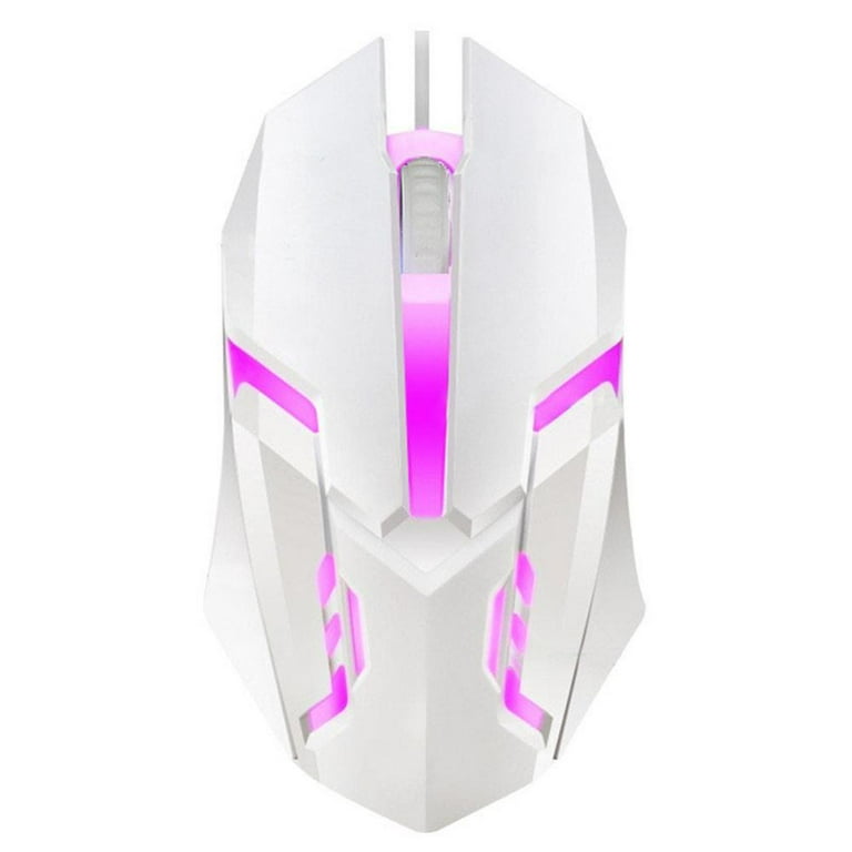 2 Pcs Wired Gaming Mouse LED Laptop PC Computer Optical Mice