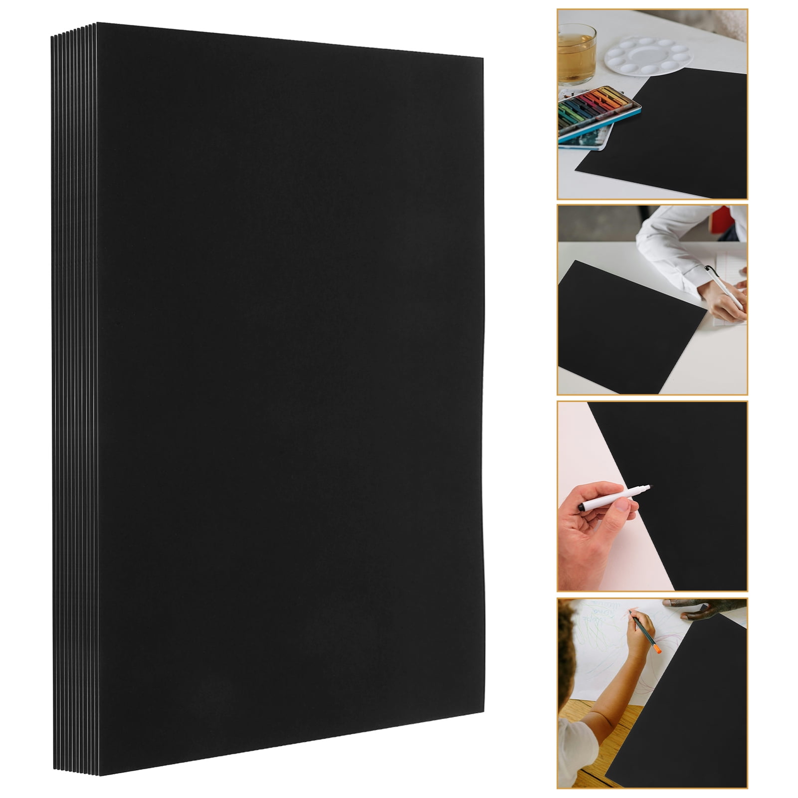 ELAYARD A3 Black Cardstock Paper for Crafts, Scrapbooking, Origami, Art Projects and Handmade Creations
