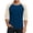 11# Dark Blue, variant on Men's Casual 3/4 Sleeve Baseball Tshirt Raglan Jersey Shirt Red 2XL