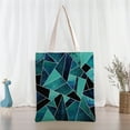thumbnail image 3 of Simple Colorful Geometric printed Tote Bag Shoulder Bags Handbags Horizontal for Women With Design Pattern Printed, 3 of 9