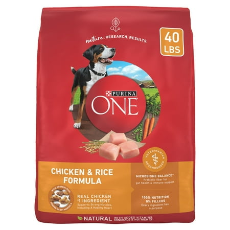 UPC: 0017800178686 | Purina ONE Plus Dry Dog Food for Adult Dogs Real Protein Rich Natural Chicken & Rice Formula 40lb Bag