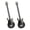 Black, variant on Wovilon Stainless Steel Spoon Guitar Spoon Coffee Stirring Spoon Ice Bar Spoon Music Bar Spoon Mug Spoon