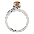 thumbnail image 4 of Aonejewelry 1.15 Ct. Halo Morganite and Diamond Engagement Ring Crafted In 14k Solid White Gold, 4 of 4