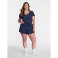 thumbnail image 2 of Joyspun Women’s Modal Blend Ribbed Sleep Shorts, 2.75'' Inseam, Sizes XS-3X, 2 of 6