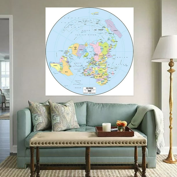 Flat earth shop desk globe
