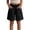 Black, variant on Breezora Women's Linen Cotton High Waist Casual Shorts Summer Breathable Loose Fit Beach Shorts With Pockets