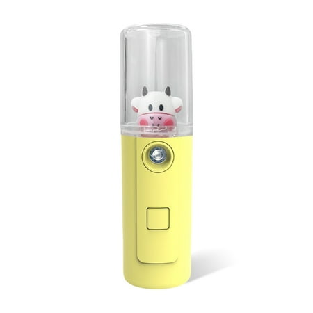 

ABIDE Portable Adorable Face Mist Sprayer 30ml Humidifier Camping Personal Button Operation Beauty Supplies
