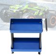 thumbnail image 3 of Peahefy RC Tools Trolley, RC Tools Cart, 2-Tier For RC Model Car Accessories Kids 1/8 1/10 1/12 1/16 Scale RC Car Children, 3 of 8