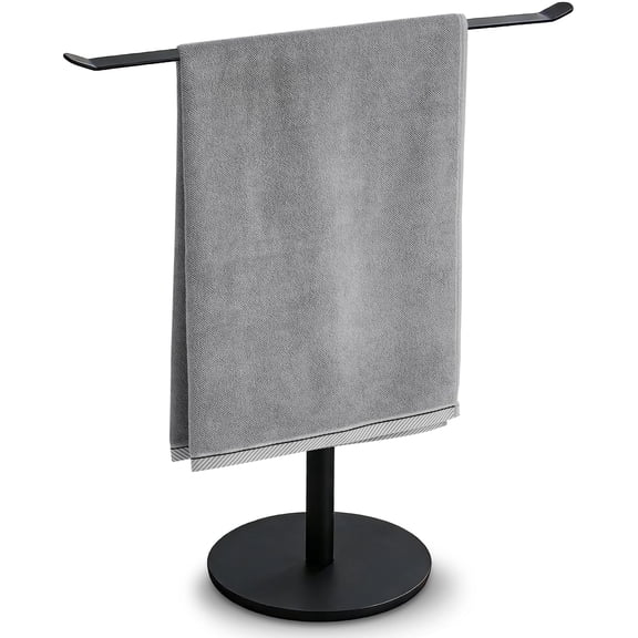 Towel Rack, T-Shaped Hand Towel Holder Stand for Bathroom Kitchen Vanity Countertop Organizer