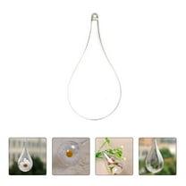 OUNONA 5Pcs Plastic Clear Fillable Baubles for Wedding Party Decor and DIY Crafts