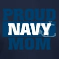 thumbnail image 3 of CafePress - US Navy Proud Navy Mom Women's Dark T Shirt - Women's Traditional Fit Dark T-Shirt, 3 of 4