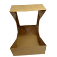 thumbnail image 3 of Caja Chica Para Pastel SimplePack Kraft 22x22x9.6 Cms Con Ventana, 3 of 3