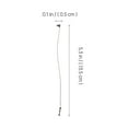 thumbnail image 2 of USHOBE 2Bags Tag Ties Fastener Plastic Round Head for Hats 5 Inches, 2 of 8
