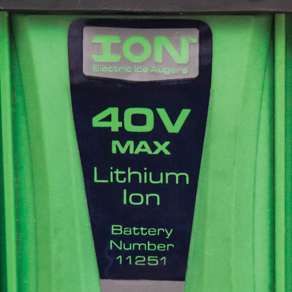 ION 11736 40 Volt Max 3 Ah Lithium Ion Electric Ice Fishing Auger